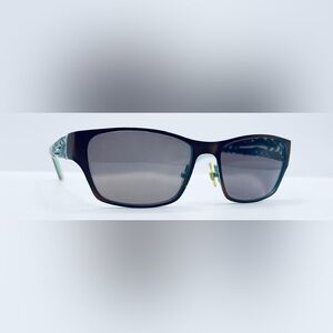 Prodesign Brown Blue Oval Sunglasses Frames Only
